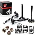 Intake Valve Exhaust Valve and Seals Spring Compatible with EZGO 4 Cycle Gas Golf Cart Fuji Robin 295 cc 350 cc 1992-2002 72507-G01 72508-G01