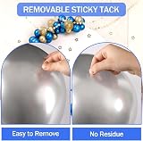 JANYUN 140 Pcs Double Sided Sticky Dots 8x10 mm Clear Removable Putty view 3