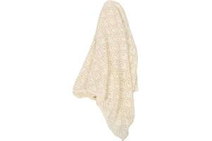 Breathable Knitted Lightweight Receiving Blanket Soft Pure Color Hollow Knit Cover Nursery Essential for Year-Round Use