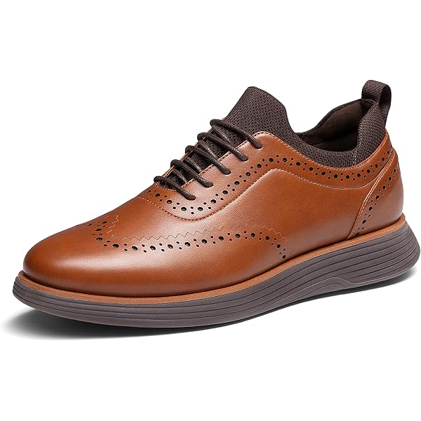 Ted Baker Oxford Brogue Shoes Mens US 7 Womens 9.5-10 Cognac Academia Old Money Ted Baker Oakke Brogue Shoe | Masdings main image 4