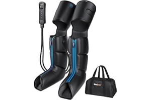 SHINE WELL Leg Compression Massager for Circulation and Pain Relief, Full Leg Massager for Swelling,with 3 Modes 3 Intensities 3 Timing Options,FSA HSA Eligible,Gift for Dad Mom