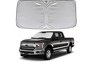KAYZT Windshield Sun Shade for F150 2015-2020 Foldable Sunshade Front Window Custom Fit Accessories