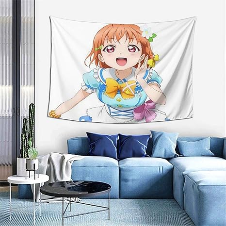 Amazon Co Jp ラブライブ サンシャイン 3 人気 おしゃれ 部屋 寝室 多機能壁掛け 風景 壁掛けタペストリー 自然景 壁飾り 家 リビングルーム ベッドルーム カーテン おしゃれ飾りサイズ 152ｘ102ｃｍ ホーム キッチン