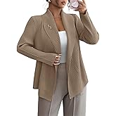 Womens Loose Fall Outwear Ribbed Blazer Jacket Blazers Notched Lapel Jacket