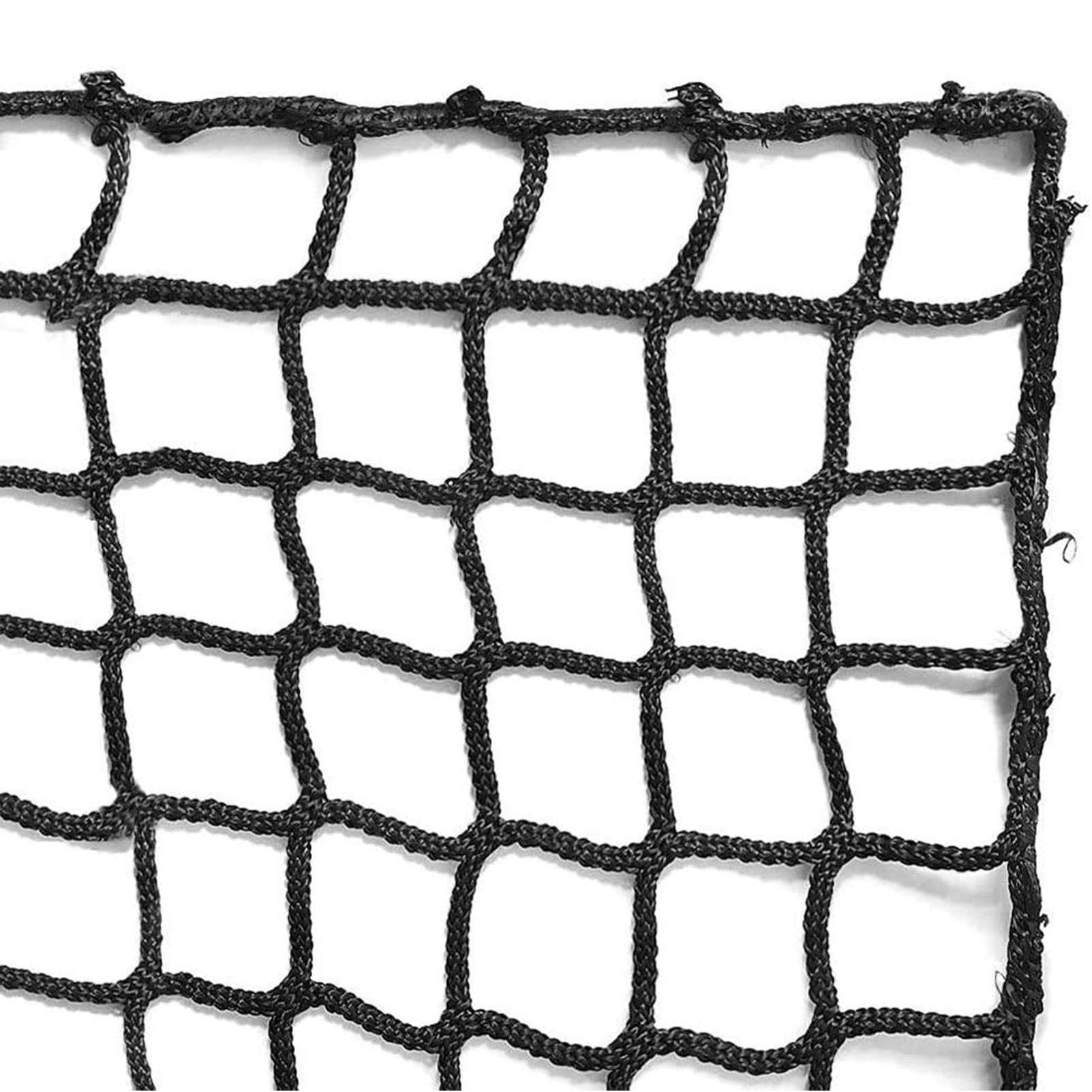 Aoneky Football Rebounder Net, 2.5mm Polyester Cord, 4"x4" Square Mesh - Heavy Duty Backstop Barrier, Soccer Containment Net (10 x 10 ft)