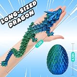 YILCER 12 Inch Dragon Egg 3D Printed Safe Eco Fidget Toy Easter Gift view 6