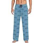 vvfelixl Mens Pajama Pants Fishes Men's Pajama Bottoms Sleep Lounge Pj Pants for Men With Drawstring Pockets S