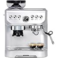 MIROX Espresso Machine 15 Bar, Coffee Maker With Milk Frother Steam Wand, Built-In Bean Grinder, Combo Cappuccino Machine with 70oz Removable Water Tank (ABS high-strength plastic shell)