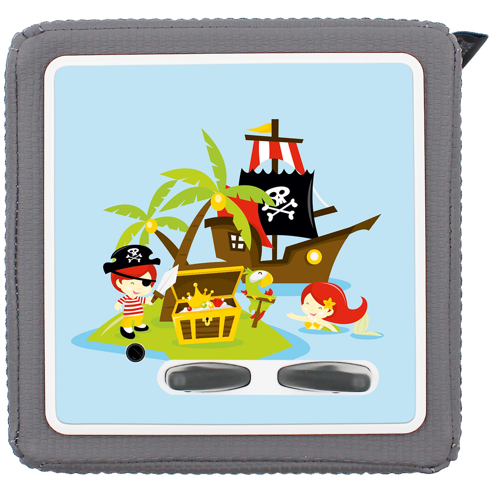 yabaduu Protective Film Cover for Toniebox Perfect Fit Self-Adhesive Child-Friendly Film Accessories for Children Toys (Y031-14 Pirates, Without Name of Choice)