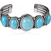 Montana West Rustic Couture's Bohemian Turquoise Cuff Bangle Bracelets for Women Cowgirl