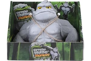 WAYFENGLI Super Stretchy Gorilla Fidget Toy, Squishy Monkey Squeeze Toy, Stress Relief and Sensory Toy for Kids and Adults, Fun Gift for Fidgeters, Ideal Gift for Kids (Gray)