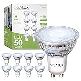 Sigalux GU10 LED Light Bulbs, Dimmable 5000K