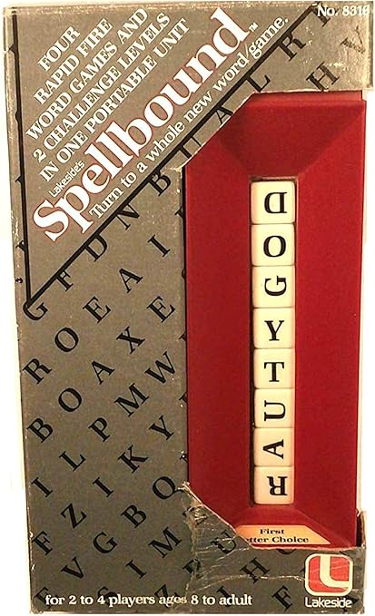 Amazon Com Vintage Spellbound Word Game Toys Games