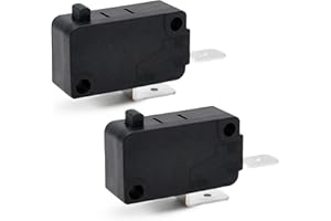 NUMANO (2-Pack) for V7-1Z29E9 Micro Switch, Pin Plunger, Snap Action Compatible with Honeywell 25A @ 250VAC Suitable for Home appliances (air fryers) Industrial Control Systems Power Tools etc