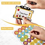 Tenare 7 Pcs Teacher Roleplay Set PVC ID Card Lanyard Cardholder Stickers view 3