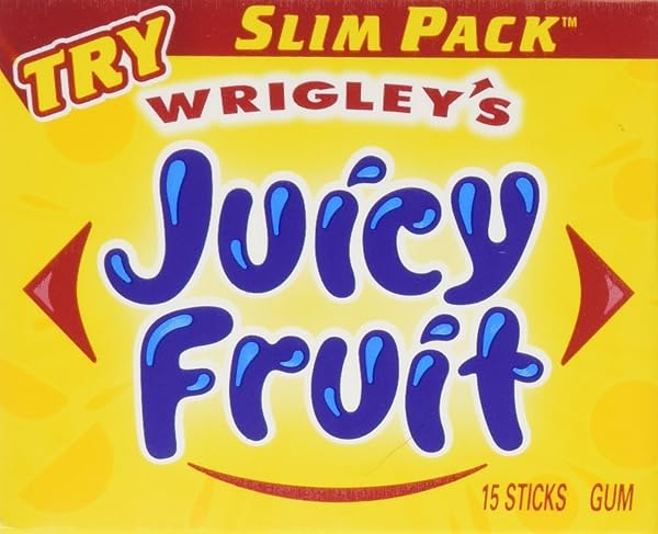 WRIGLEY’S JUICY FRUIT SLIM PACK, 14 OUNCE