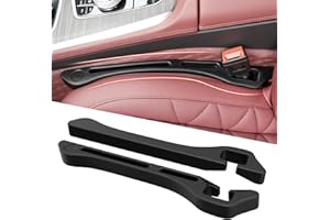 KOVSPO Car Seat Gap Filler, 2 PCS Car Gap Filler Organizer, 2in1 Universal Seat Gap Filler Fits Car Truck SUV, Fill the Gap Between Seat & Console Stop Things from Dropping (Black)
