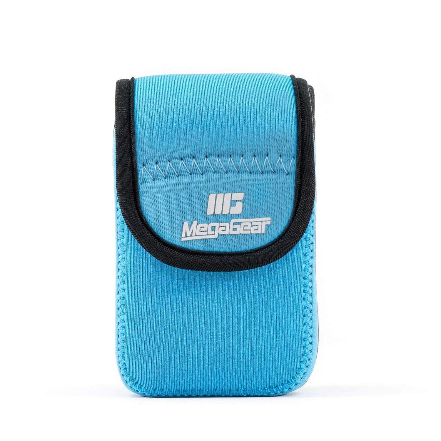 MegaGear MG420 Ultra Light Neoprene Case with Carabiner for Canon PowerShot G7 X Mark II/G7 X/Nikon Coolpix AW130/S9900/Olympus XZ-2 iHS Camera - Blue