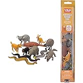 Wild Republic Australia Toy Figures, Kangaroo, Crocodile, Koala, Platypus, Wombat, Emu, Dingo, Tasmanian Devil, Snakes, Gifts for Kids, 11Piece Set, Multi (15076)