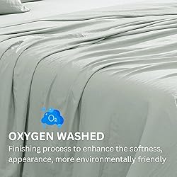 Casa Platino Queen Sheet Set, Pre-Washed Bed Set