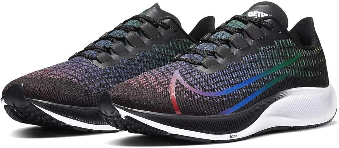 Amazon ナイキ エアズーム ペガサス 37 ビートゥルー Airzoom Pegasus 37 Betruee ブラック マルチカラー ホワイト Cv0266 001 日本国内正規品 25 0cm ランニング