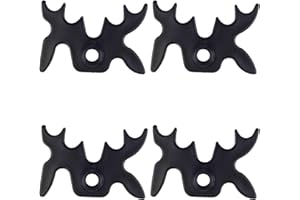 Zelerdo 4 Pack Plastic Moosehead Pool Billiard Cue Bridge Head