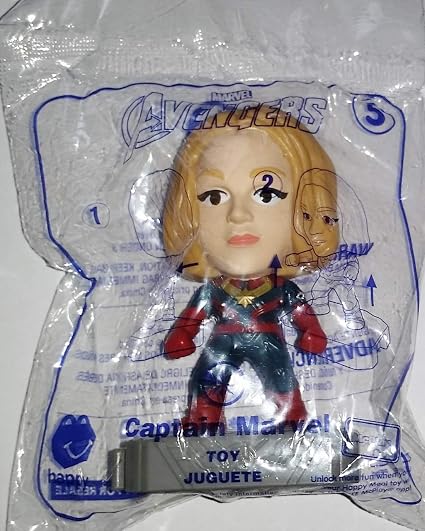 Mcdonalds 2019 Avengers Captain Marvel Happy Meal Toy