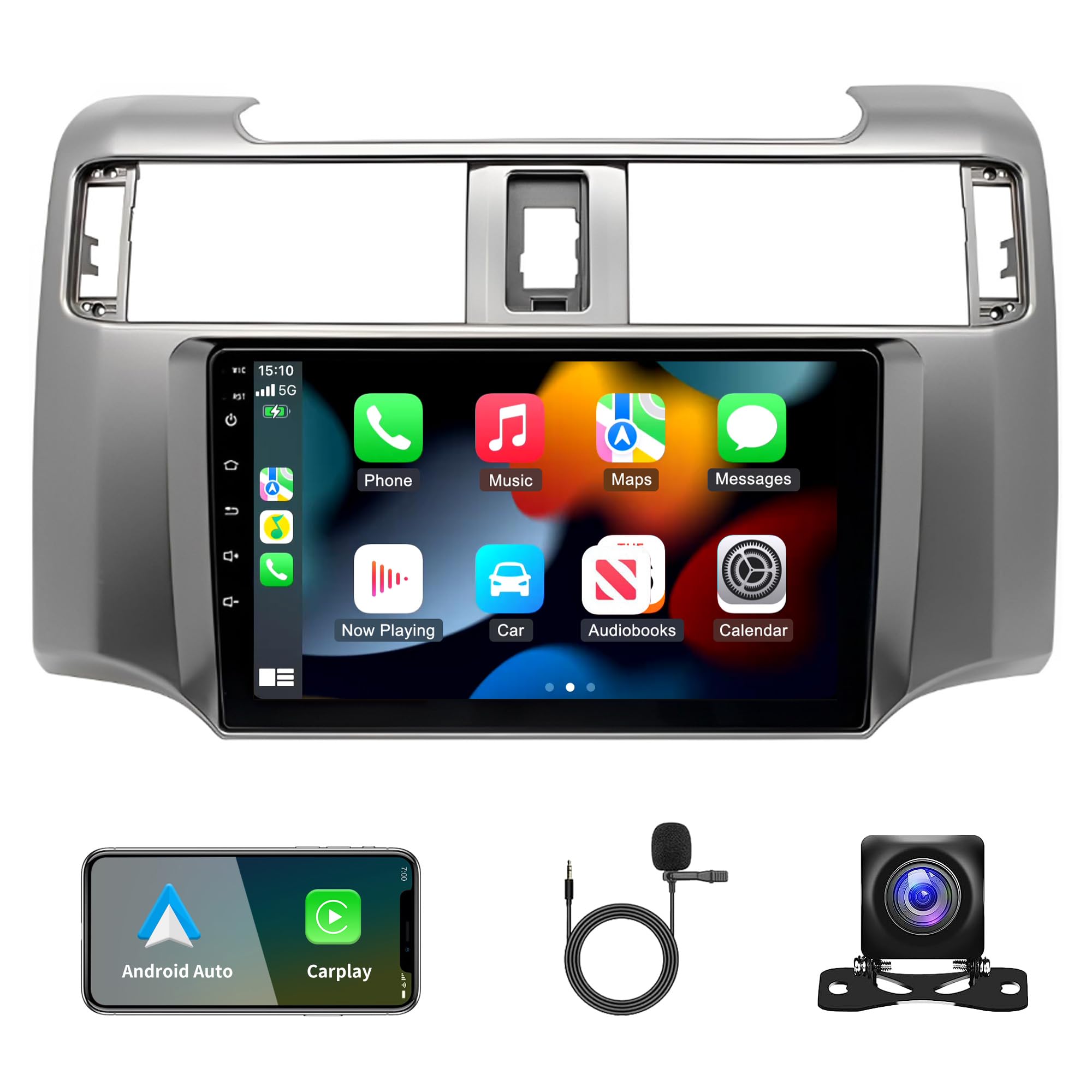Photo 1 of Car Stereo Radio Upgrade for Toyota 4Runner 2009-2019, Android 13 Wireless CarPlay Stereo Screen with CarPlay Android Auto, 9" IPS Touchscreen Car Radio Support GPS Navigation WiFi Bluetooth
