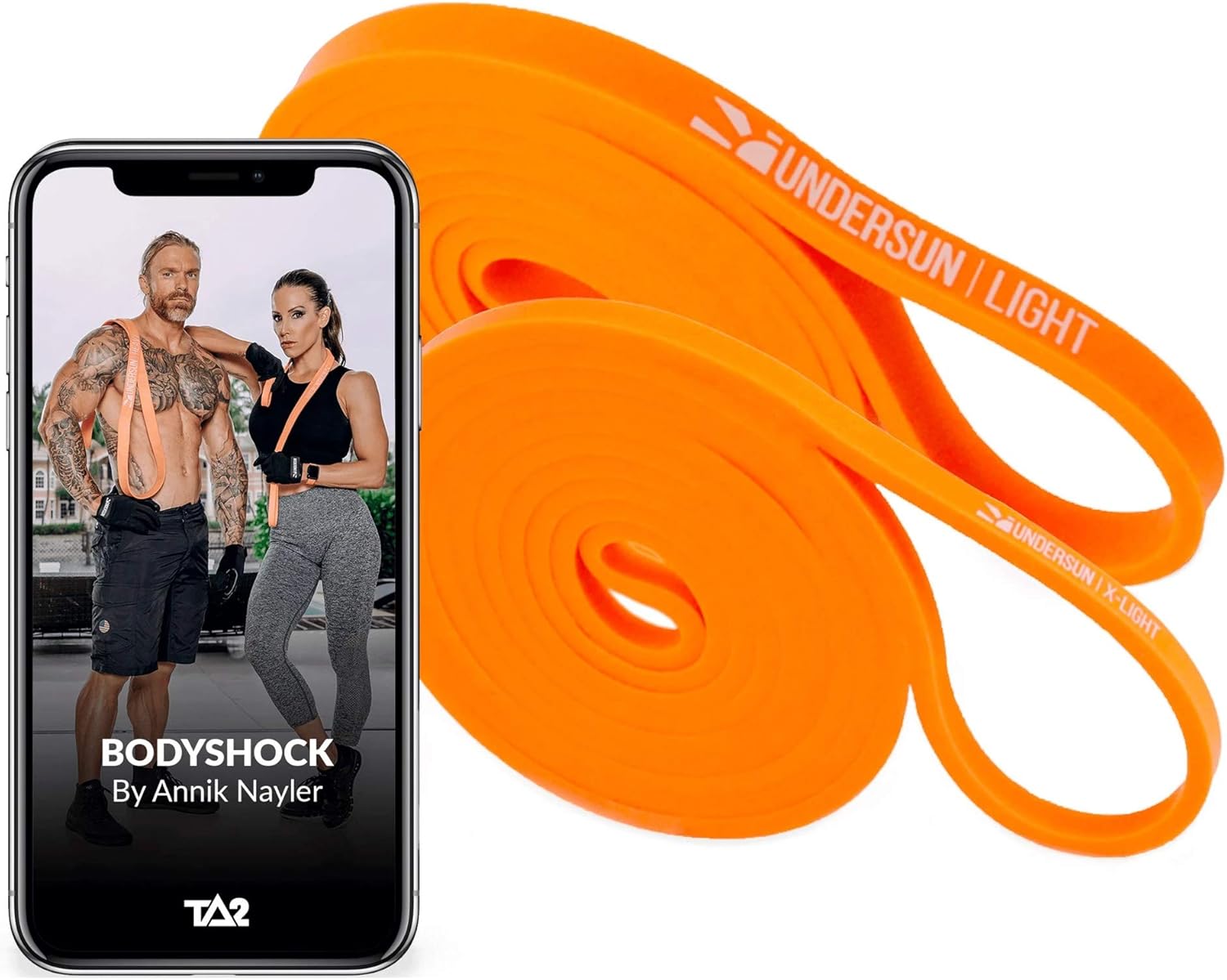 Undersun Resistance Band Fat Burning & Body Toning Program