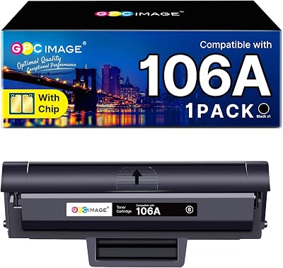 GPC Image 106A Toner Cartridge for HP 106A Black 1000 Pages 1-Pack