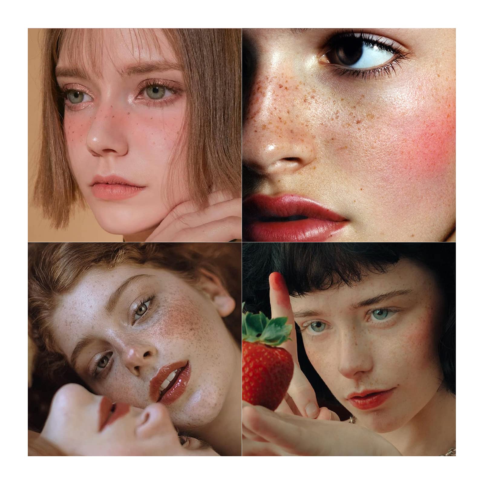 Marine Forest Freckle Pen 2 Colors Waterproof Long Lasting Quick Dry Small Spot Natural Like Face Freckle Makeup Pen, Dark Brown and Light Brown, Upgrade Design