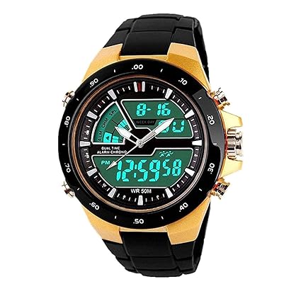 Lalas Enterprise Quartz Movement Analogue Digital Multicolour Dial Mens and Womens Watch