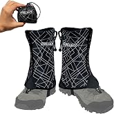 Frelaxy Ultralight Trail Gaiters, Low Shoe Gaiters for Hiking and Running | Breathable fabric, Wear-resistant design, Hypalon underfoot strap, Blocks rocks, mud, dust, Secure fit
