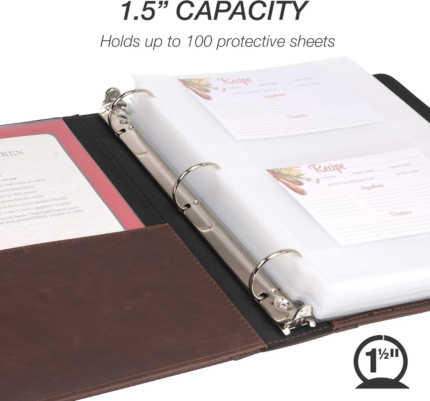 Home Kitchen Recipe Holders Kudosprs Com Brown Family Recipe Binder Script Design 3 Ring Recipe Book Binder To Hold All Your Recipes And Recipe Cards Samsill 1 5 Recipe Binder 8 5x11 Home Kitchen Recipe Holders Kudosprs Com Brown Family Recipe Binder Script Design 3 Ring Recipe Book Binder To Hold All Your Recipes And Recipe Cards Samsill 1 5 Recipe Binder 8 5x11