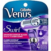 Gillette Venus Womens Swirl 4-Cartridges (2 Pack)