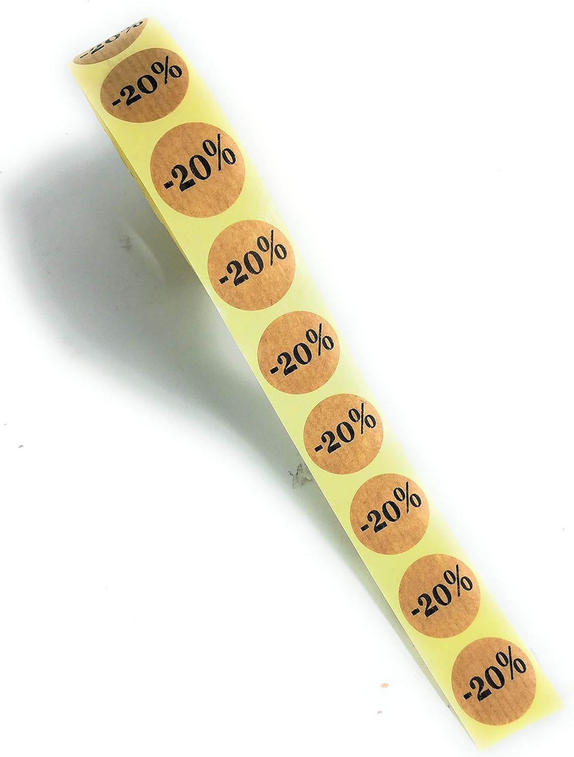 20 Kraft Labels for Labeling Your Products (500 Pack) BigaMart