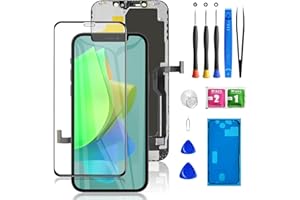 Mobkitfp for iPhone 12 Pro Max Screen Replacement 6.7 inch, 3D Touch LCD Screen Digitizer Front Display Assembly with Waterproof Seal+Tempered Glass+Repair Tools