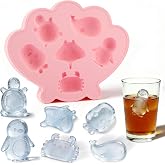 Fu Store Ice Cube Tray Shell Silicone Ice Cube Trays with Marine Life Shape | Cubes Easy to Release Perfect for Freezer Home, Kitchen, Drinks, Cocktail, Coffee Chocolate Mold
