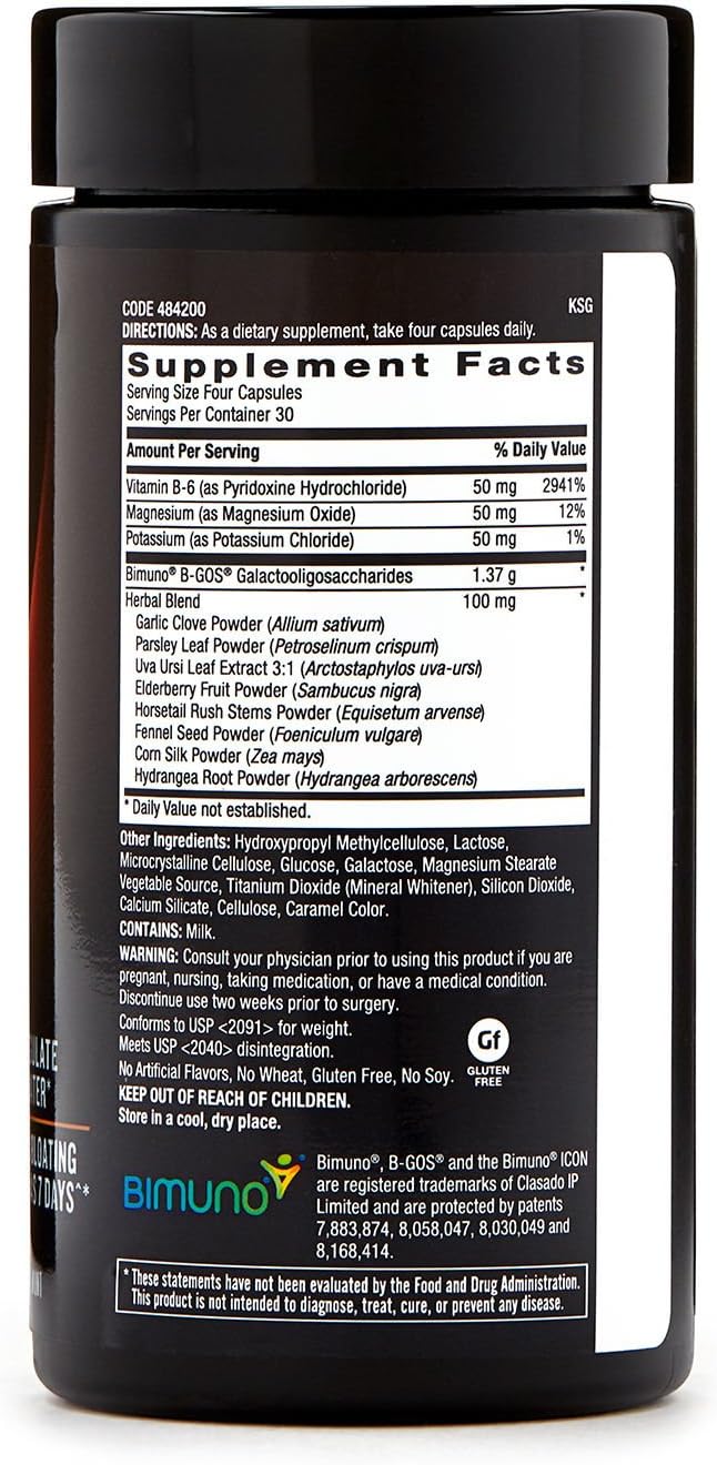 BodyDynamix Water Pill, 120 Capsules, Helps Regulate Water Balance: Health & Personal Care