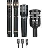 AUDIX DP7MICRO 7-piece Drum Microphone Package for Live Sound and Recording