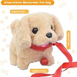 HOWADE Realistic Robot Puppy Toy Walking Barking Interactive Plush Dog Gift view 3