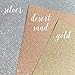 Cardstock Warehouse Sparkle Silver Glitter - 8.5 x 11