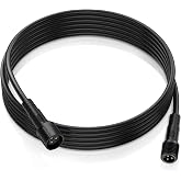 MICTUNING 6.56FT 3Pin RGB+IC Extension Wire Cable Cord for V1 W1 C2 Q1 Q2 Max RGB+IC Series Lights(1 pcs)