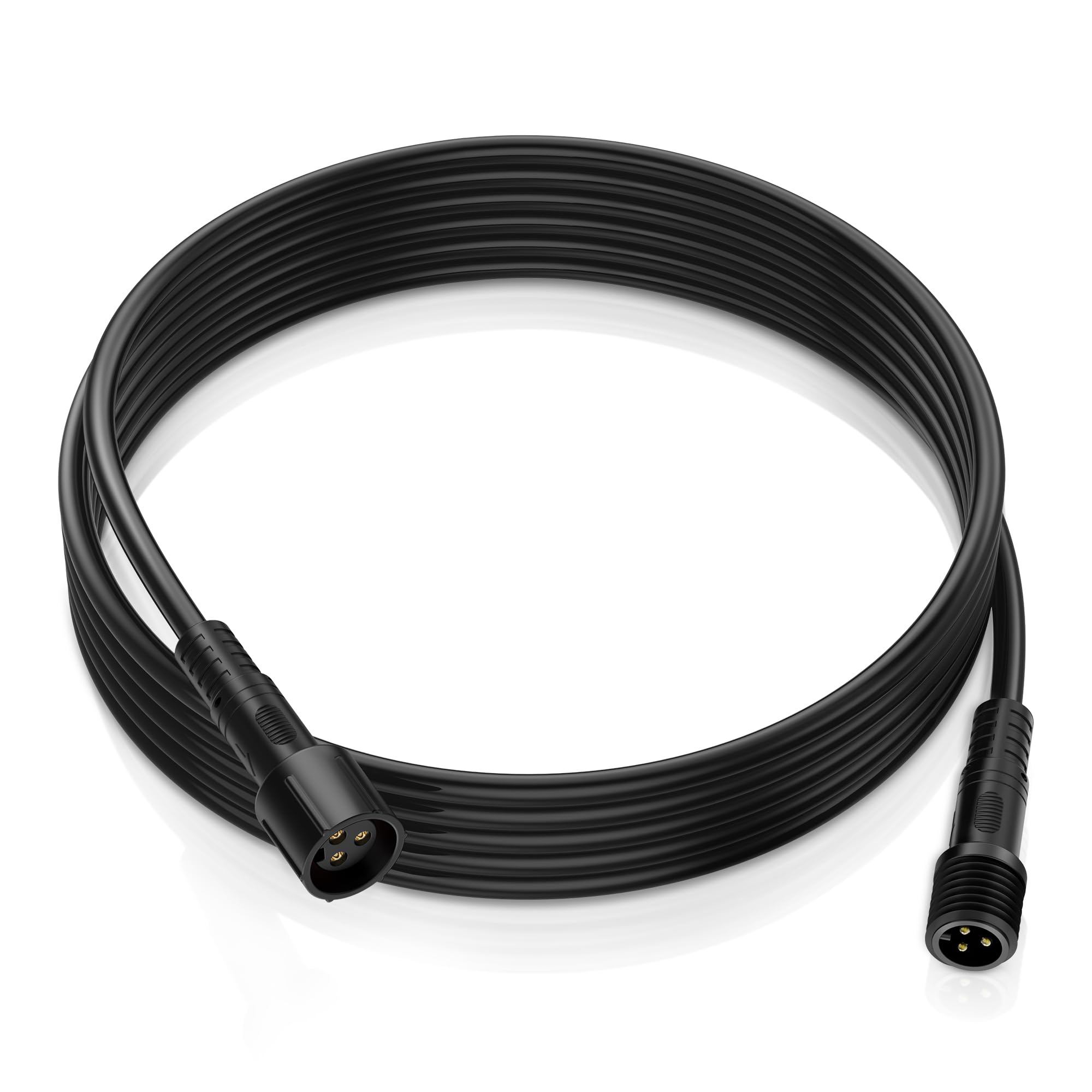 Photo 1 of MICTUNING 6.56FT 3Pin Extension Wire Cable Cord for V1 W1 C2 RGB+IC Series Lights and P1s Switch Panel (1 pcs)