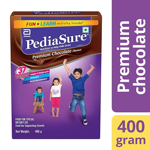 PediaSure Health & Nutrition Drink Powder for Kids Growth - 400g (Premium Chocolate)