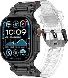 WINGLE Silicone Rubber Bands for Apple Watch Band