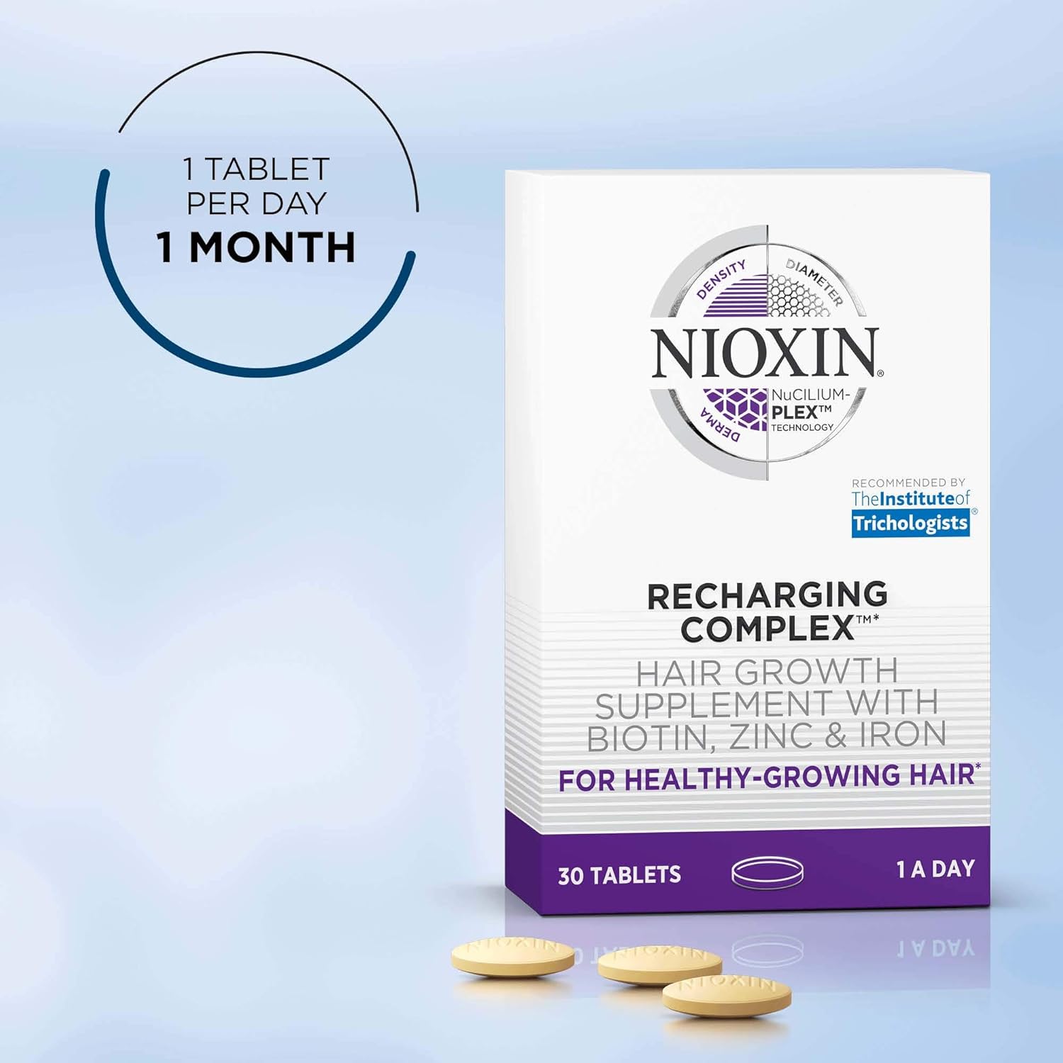 Nioxin Recharging Complex Tablets, 30 Count: Premium Beauty