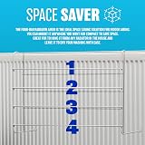 BARGAINS-GALORE Set Of 2 Radiator Airer 4 Tier Drying Rack White view 4