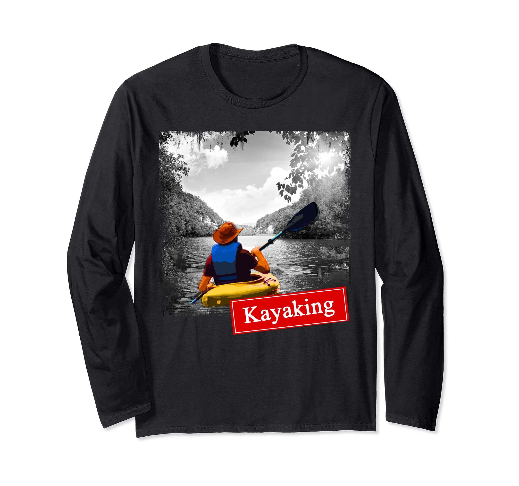 Kayaks apparel For Outdoor Adventure kayaking boating Long Sleeve T-Shirt