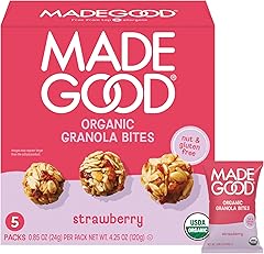 MadeGood Organic Strawberry Granola Bites, 5ct x 0.85oz